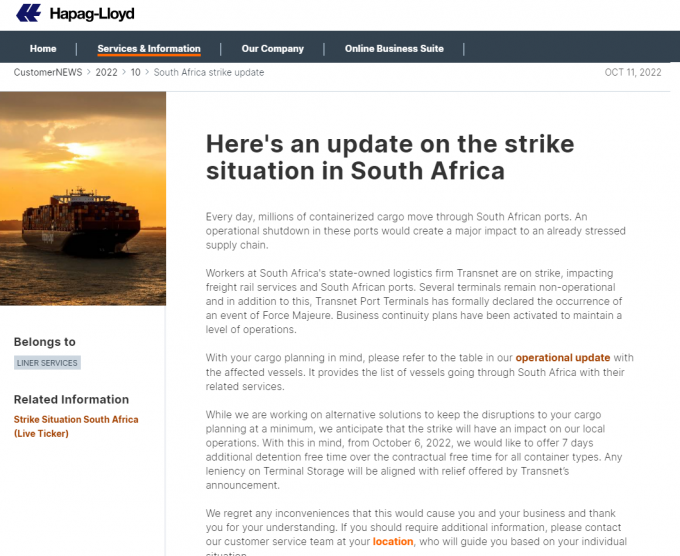 Breaking! South African port strike escalates! Huge backlog of ...