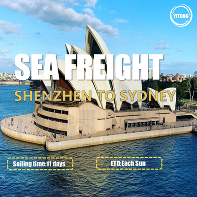 WIFFA China To Australia Sea Freight Services From Shenzhen To Sydney Fast Transit Time