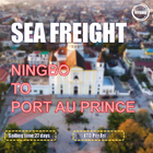 Ningbo To Port Au Prince Haiti Sea Freight Logistics Company 27 Days