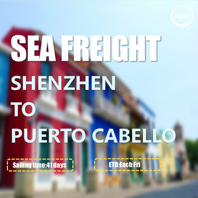 Shenzhen To Puerto Cabello Venezuela Sea Freight Logistics Services 39 Days