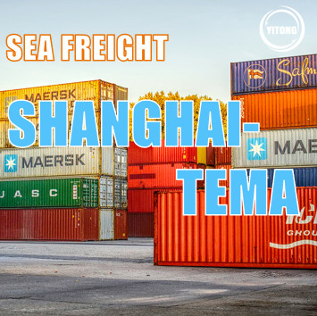 Direct Line 40 Days Ocean Sea Freight Logistics From Shanghai To Tema Ghana