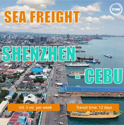 Sea Freight from Shenzhen to Cebu Philippines | China to Philippines Ocean Freight Service