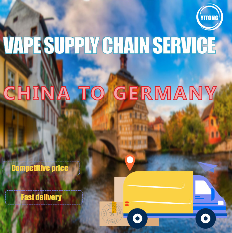 NVOCC Vape Supply Chain Logistics Service from China to Germany Fast Delivery