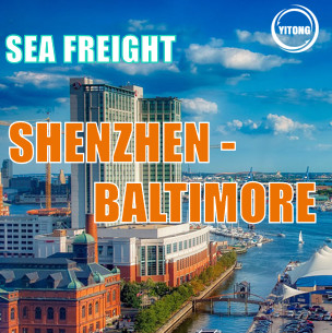 Direct line Sea Freight Logistics From Shenzhen China To Baltimore US 35 days